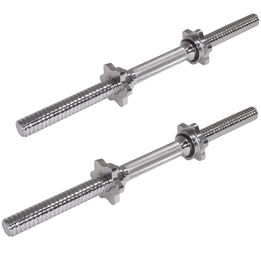 Adjustable 19.5-in Thread Dumbbell Handle With Lock Collars
