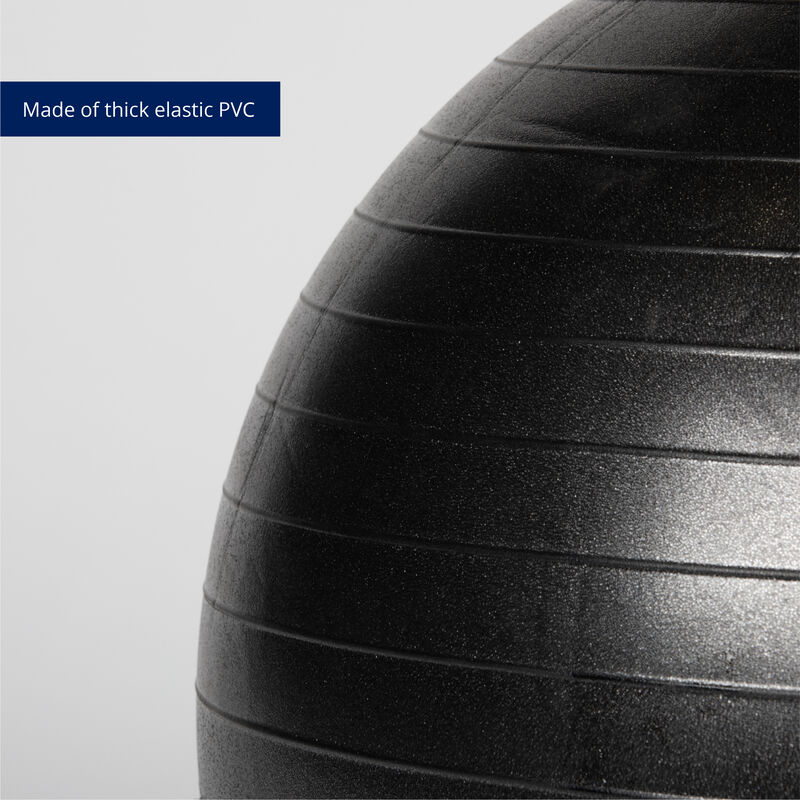 55 cm Black Exercise Stability Ball