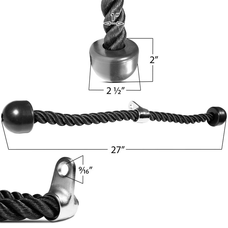 Tricep Rope Pulldown Machine Attachment