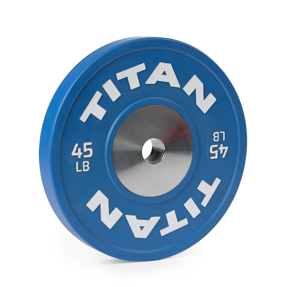45 lb Blue Elite Olympic Bumper Plate - Competition Weight Plates ...