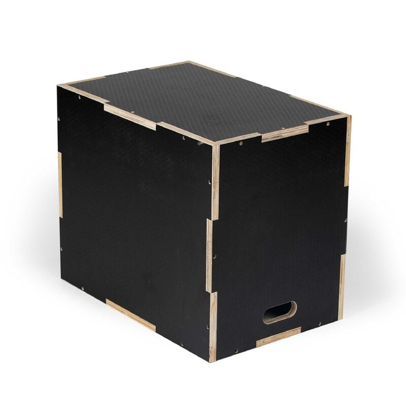 3-in-1 Wooden Plyo Box – 16" x 20" x 24"