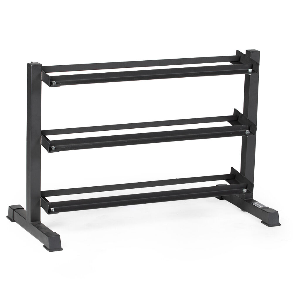 Details about   3 Tier Dumbbell Rack Stand Heavy Duty Home Gym Weight Storage Rack 1100lb Load 
