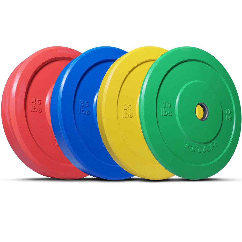 Titan Fitness Color Bumper Plates