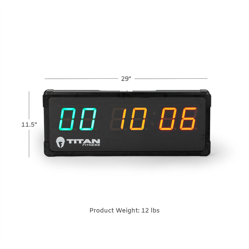 2-Sided Gym Timer With Remote