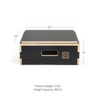 8-in Stackable Wooden Plyometric Box