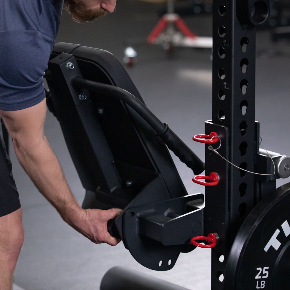 TITAN Series Plate-Loaded Leg Curl and Extension Rack Attachment ...