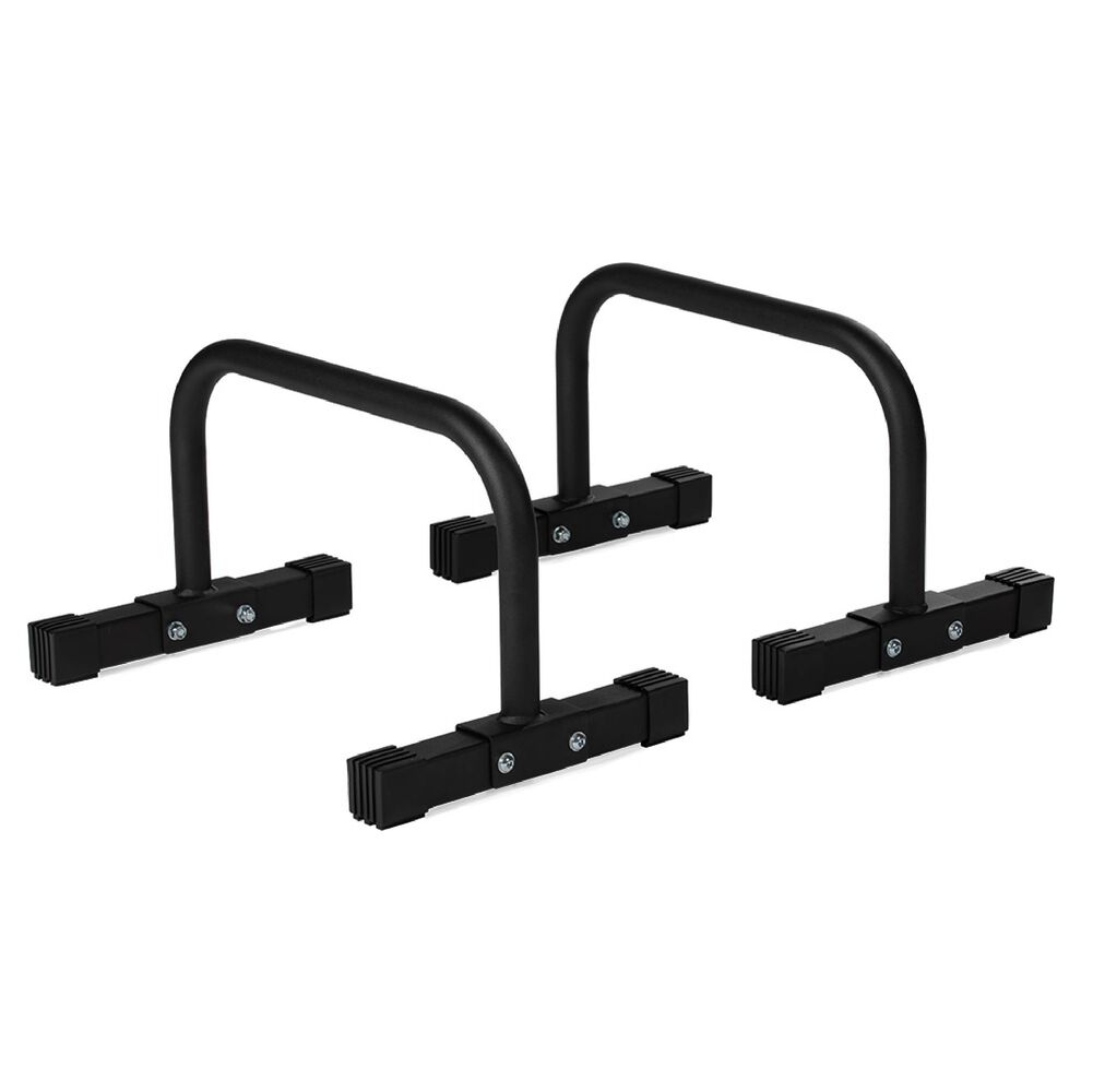 Parallette Push Up Bar Set - 14 High Perfect for Home and Garage Gym  Exercise Equipment - Gymnastics Floor Workout, Calisthenics, Strength  Training Parallel Bars