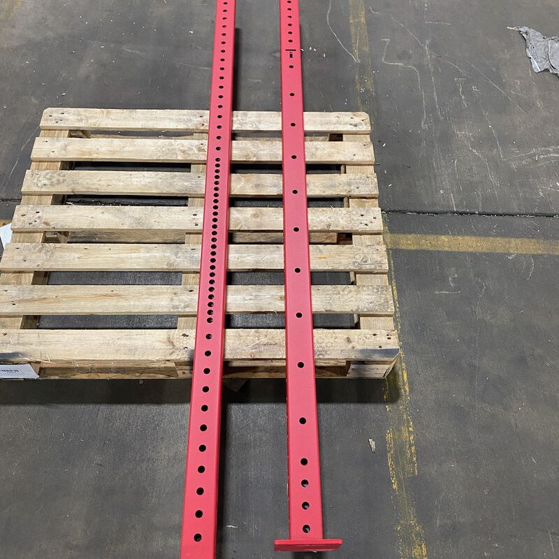 SCRATCH AND DENT - 90" X-3 Rack Uprights (Red) - Pair - FINAL SALE