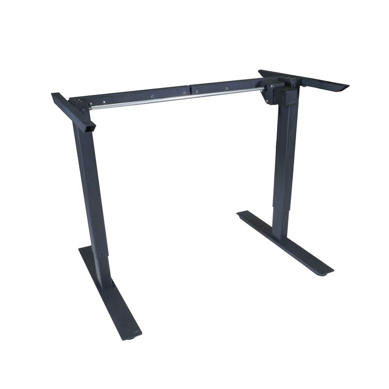 Scratch and Dent - Single Motor Electric Adjustable Height A2 Sit-Stand Desk (Black) - FINAL SALE