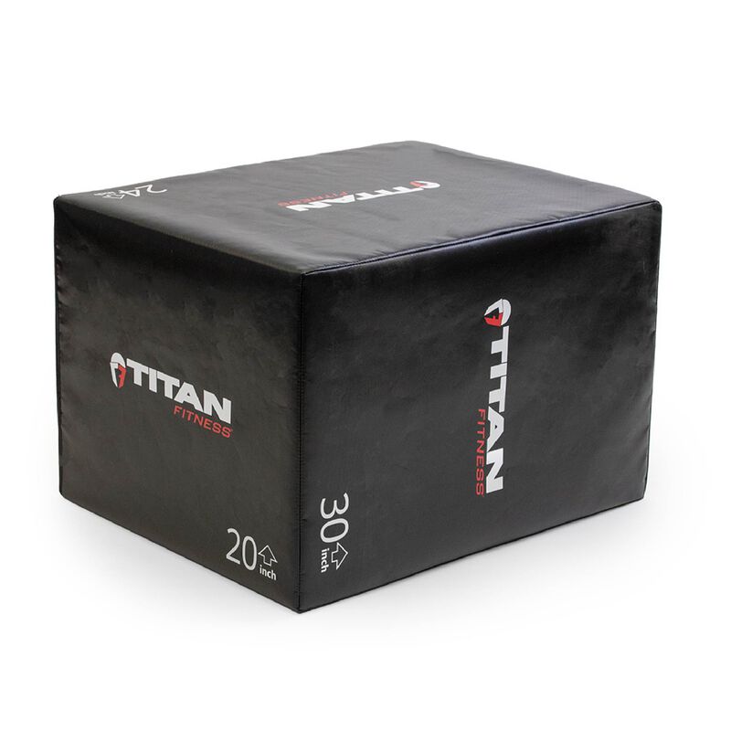 3-in-1 Soft Foam Plyometric Box – 20" x 24" x 30"