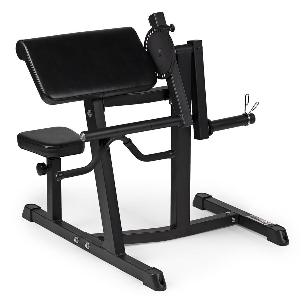 Commercial Preacher Curl Weight Bench Seated Preacher Isolated Dumbbell Biceps 