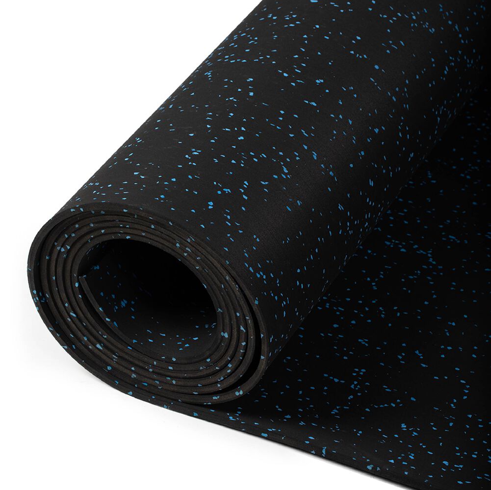 Rubber Gym Flooring Roll, 15 FT x 4 FT x 8mm - Non-Slip Textured Mat for  Floor Protection - Ideal for Heavy Weights & Gym Machines