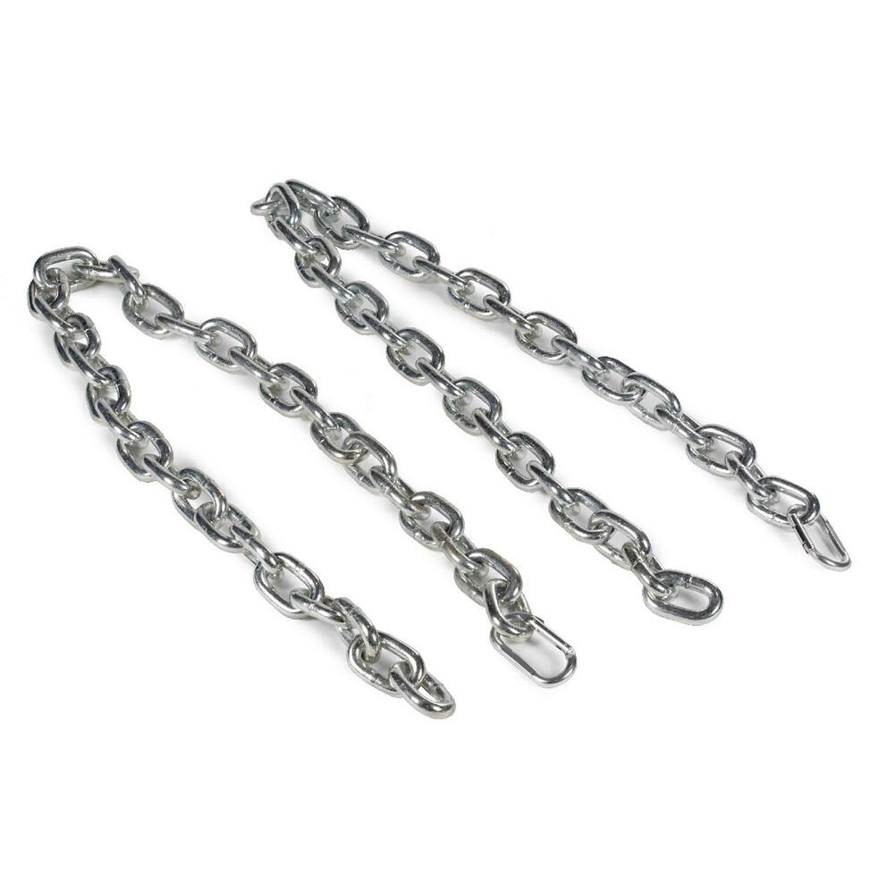 Pair of 6 Foot 5/8 in Heavy Steel Chains, Weightlifting Chains for  Resistance, 20 LB Each