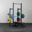 T-3 Series Half Rack Conversion Kit with Weight Plate Holders