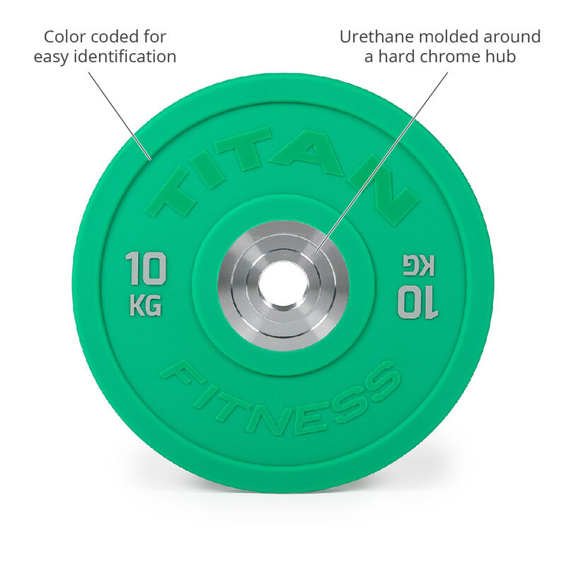 10 KG Single Color Urethane Bumper Plate