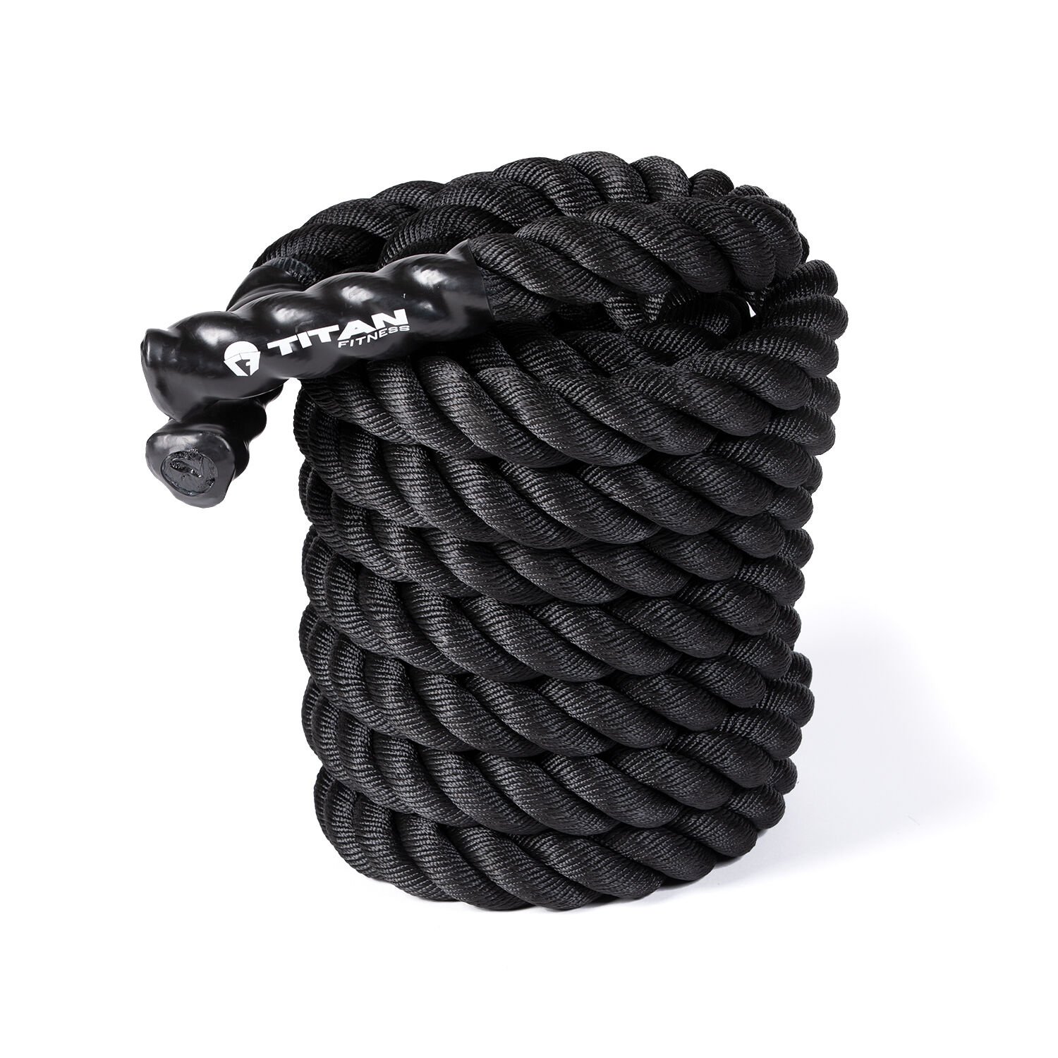 WORKOUT Rope 1 x 15 FT Finished Length Polydacron GYM with KNOTS for Climbing 