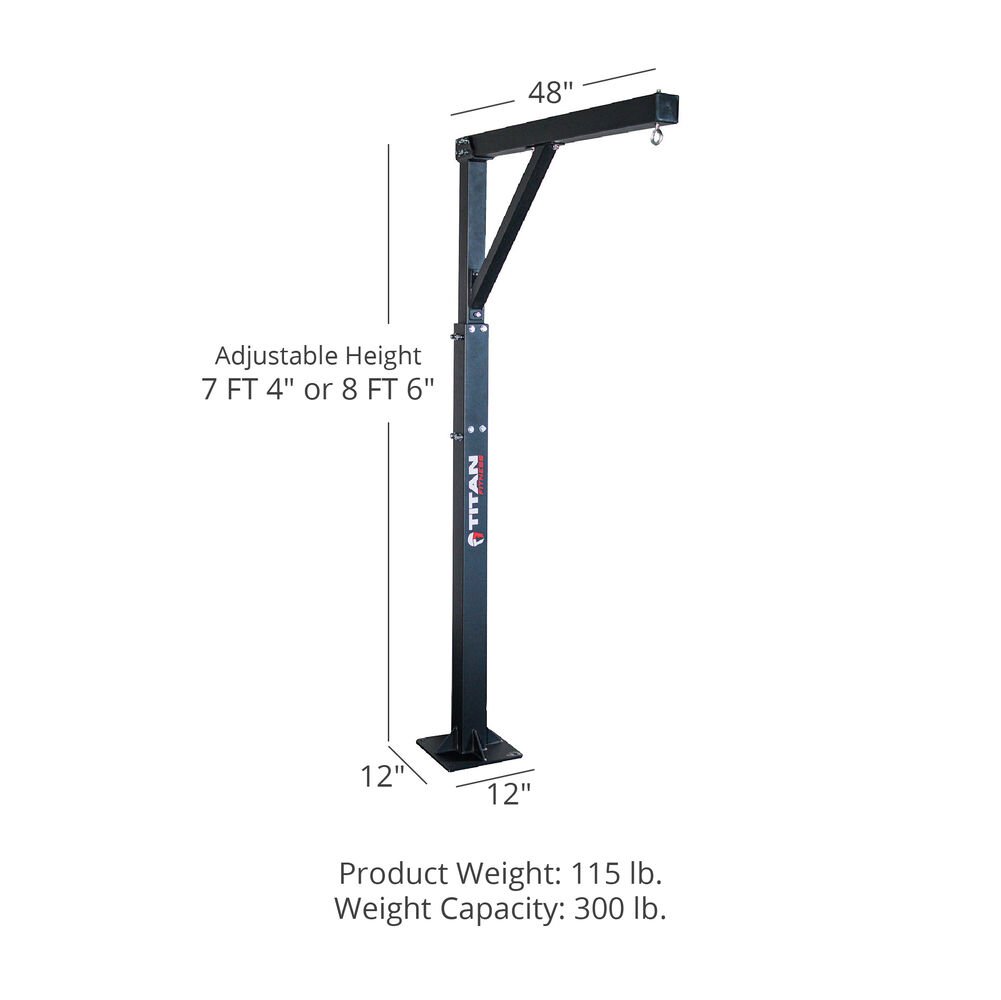 Single Tree Bag Boxing Stand - Two Adjustable Heights - Cardio Boxing Equipment | Titan Fitness