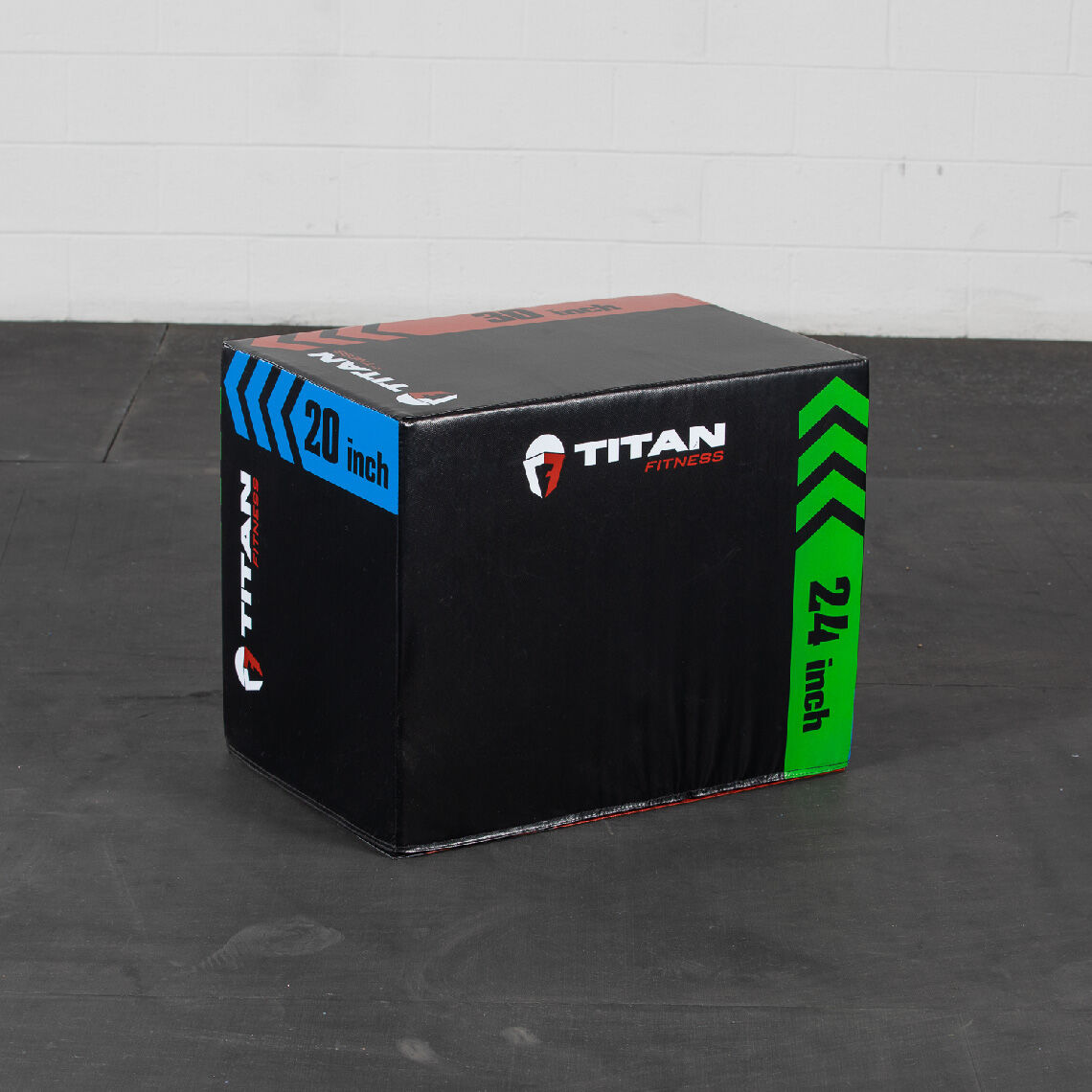 Titan Fitness 3 In 1 20" 24" 30" Heavy Foam Plyo Box Jumping Exercise-Crossfit 