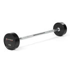 70 LB Straight Rubber Fixed Barbell