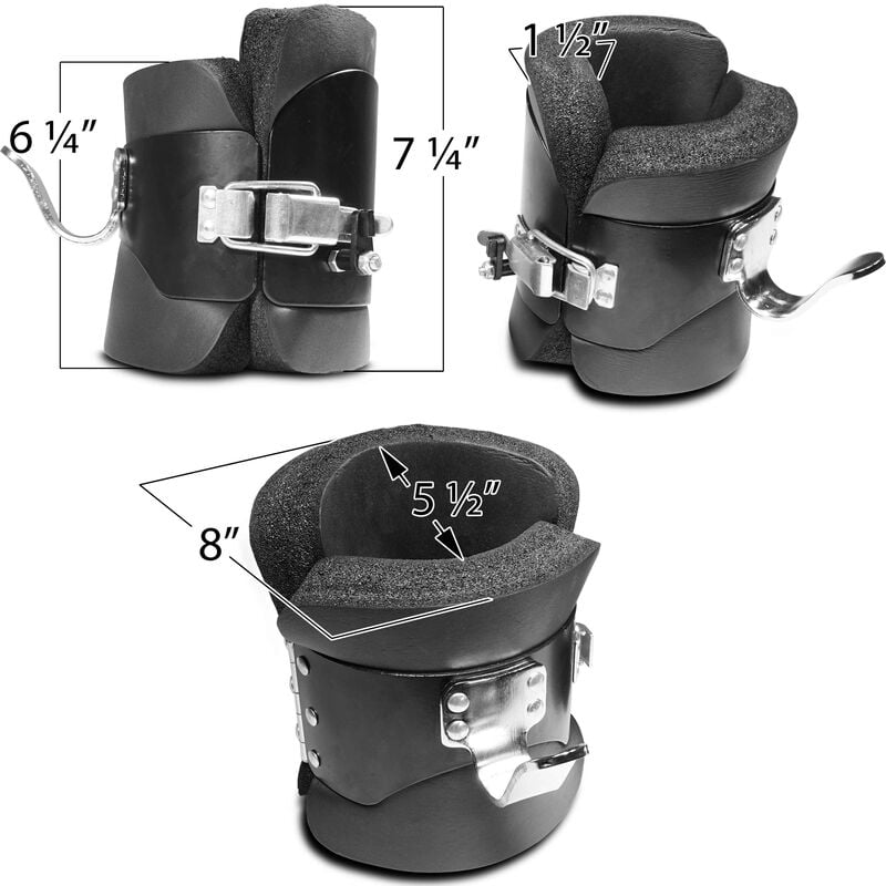 Scratch and Dent - Pair Anti Gravity Inversion Boots Therapy Hang Spine Ab Chin Up - FINAL SALE