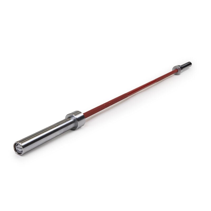 SCRATCH AND DENT - TITAN Series Women’s Olympic Barbell | Red Cerakote - FINAL SALE