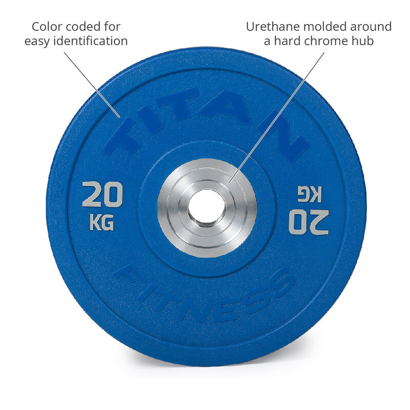 20 KG Single Color Urethane Bumper Plate