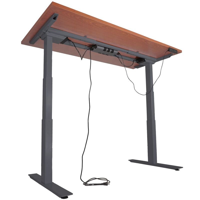 A6 Adjustable Sit To Stand Desk 24"- 50" w/ Wood 30" x 48" Top