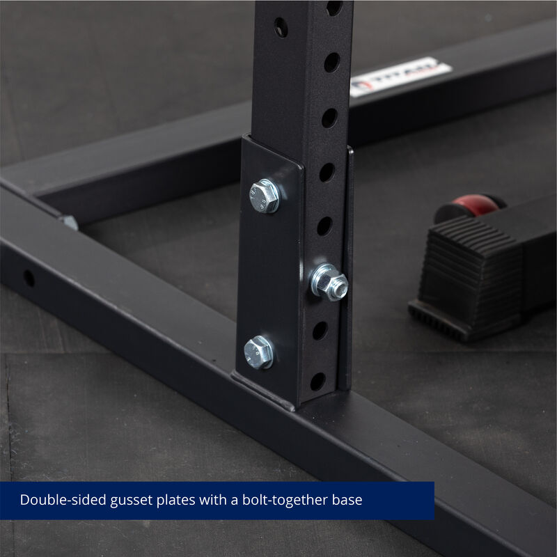 Double sided gusset plates with a bolt-together base