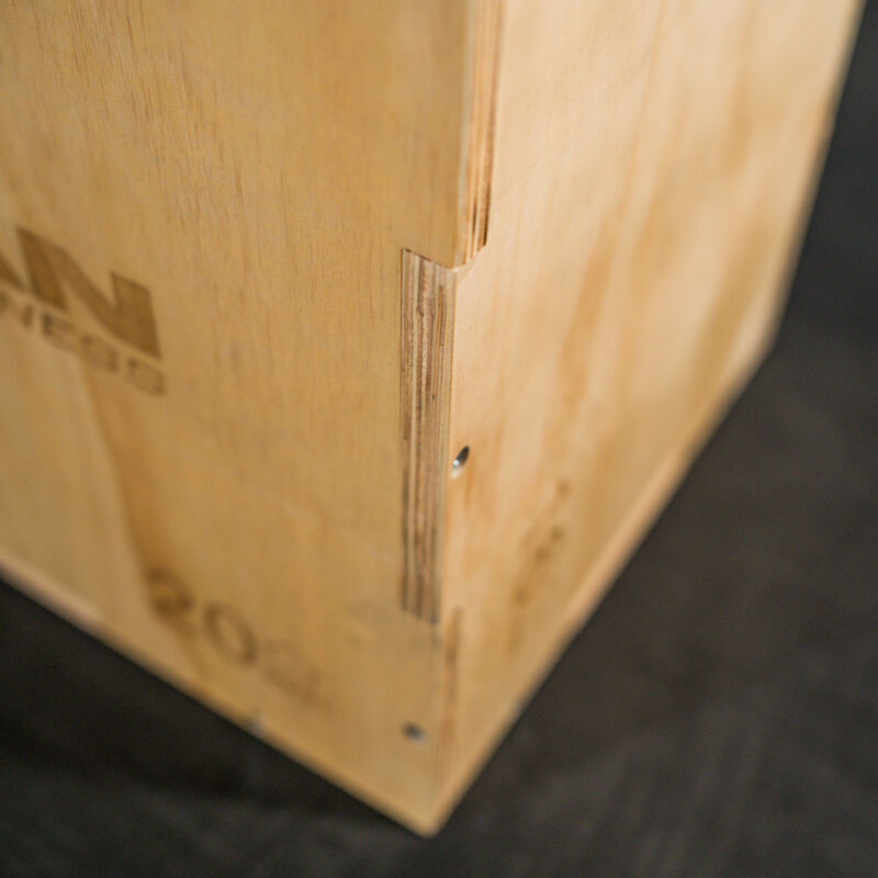 3-in-1 Wooden Plyometric Box – 16-in. 20-in. 24-in.