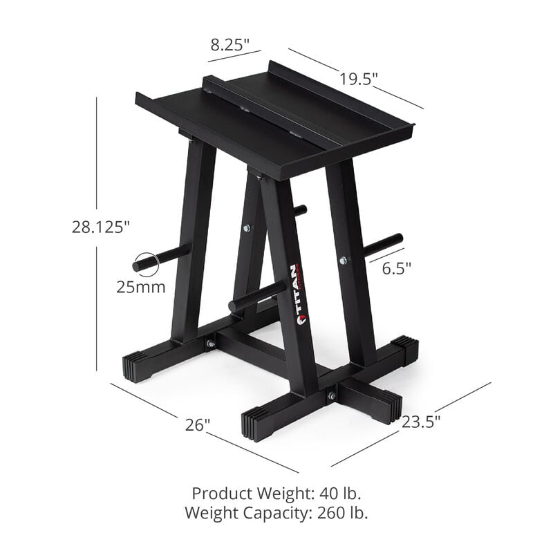 Scratch and Dent - Dumbbell Stand and Plate Tree Power Block – V3 - FINAL SALE