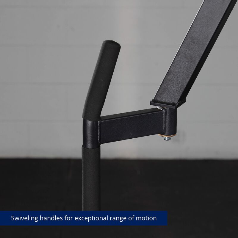 Swiveling handles for exceptional range of motion