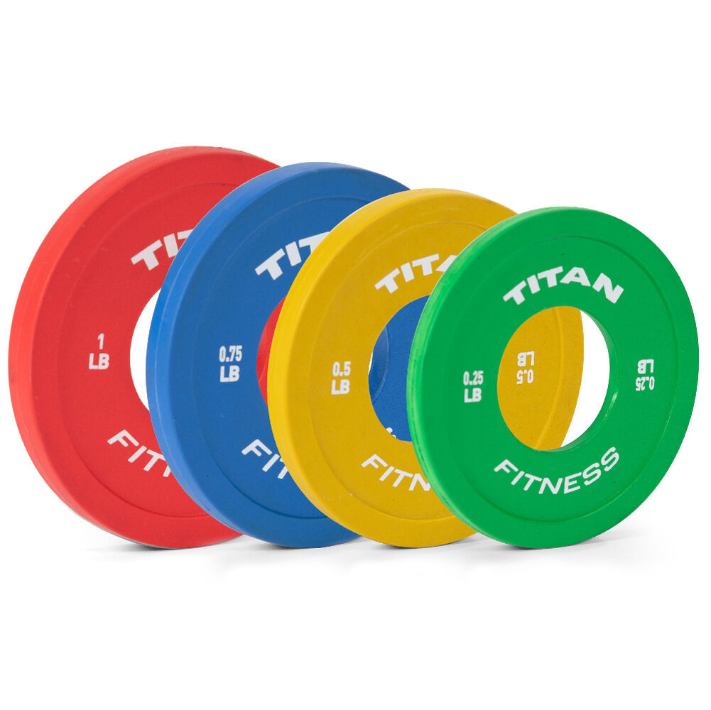 5 LB Olympic Fractional Plates - Incremental Weight Training - Color ...
