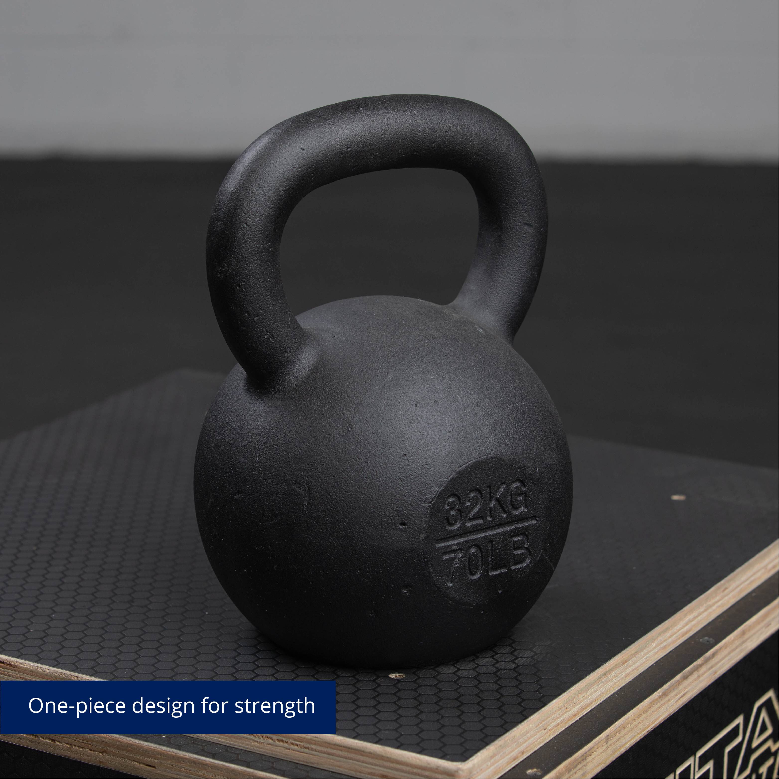 32 kg Cast Iron Kettlebell | Titan Fitness