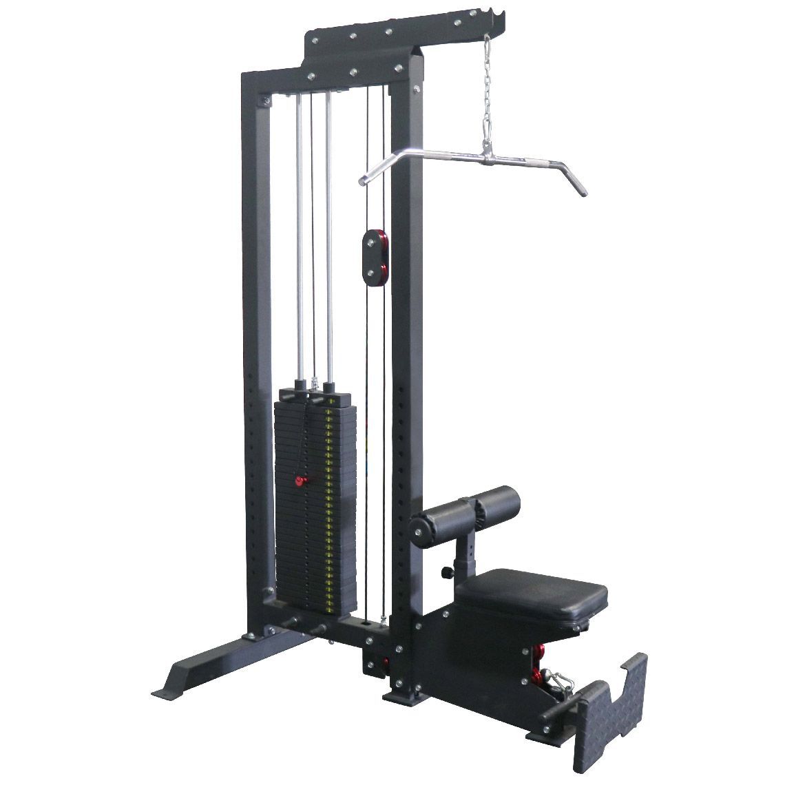 Wall Mounted Cable Pulley System Lat Pull Down Workout Machine Equipment UK