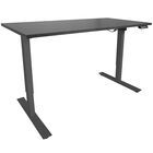 A2 Single Motor Sit To Stand Desk w/ Black 30" x 48" Top