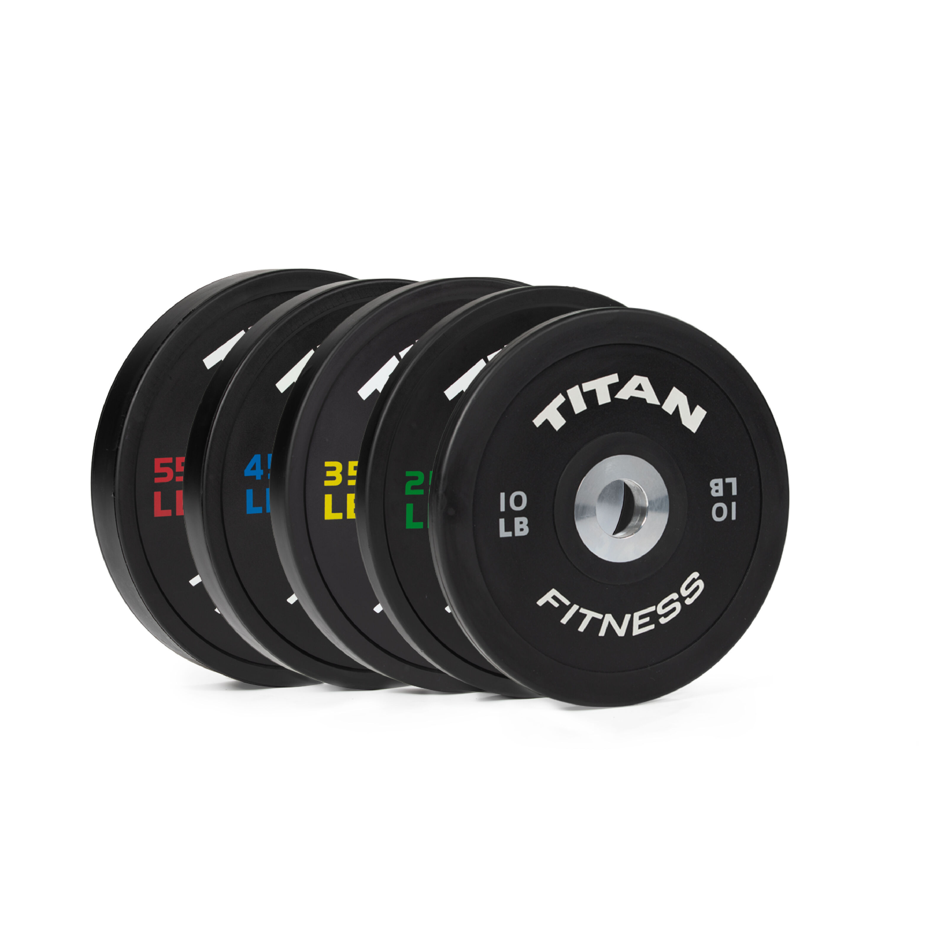 Titan Cast Iron Olympic Weight Plates 245 LB Set