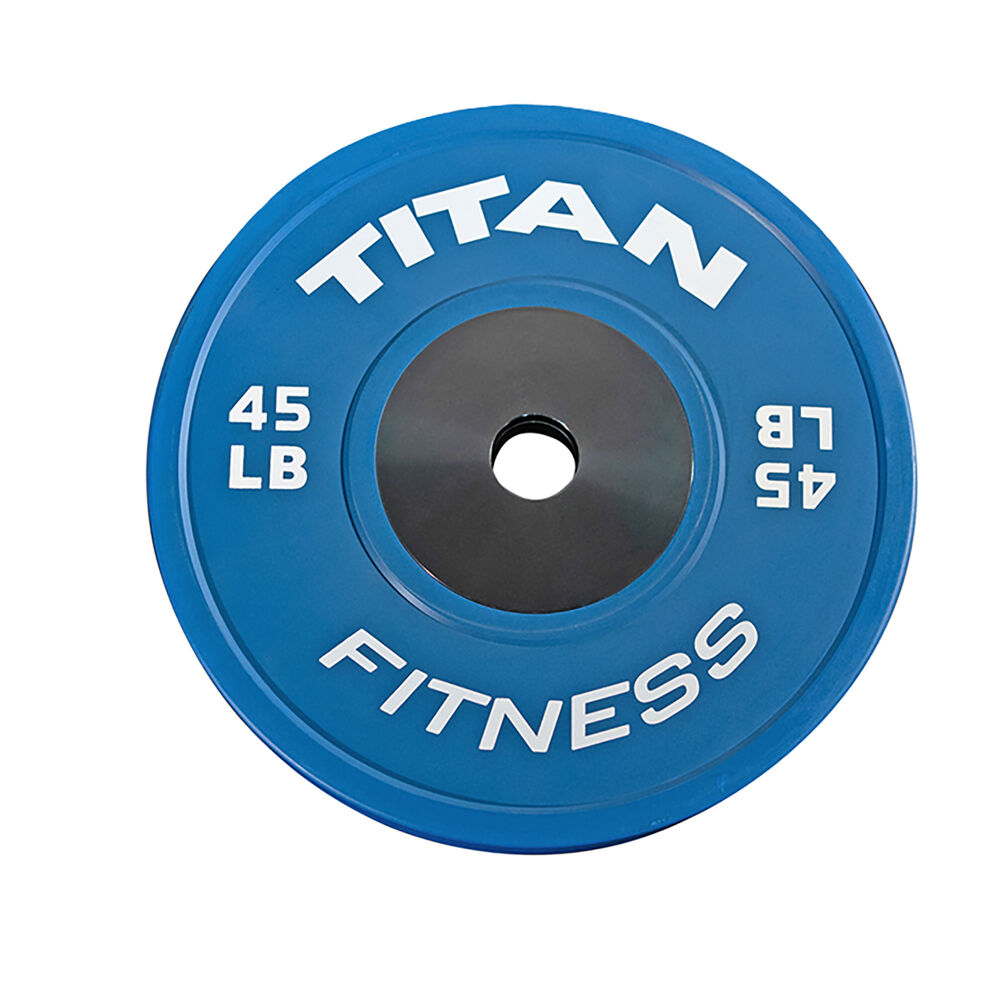 Scratch and Dent - Elite Olympic Bumper Plates | Color | 45 LB Single ...