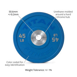 340 LB Set Color Urethane Bumper Plates