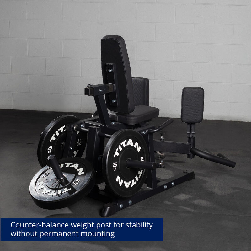 Plate-Loaded Hip Abductor and Adductor Exercise Machine