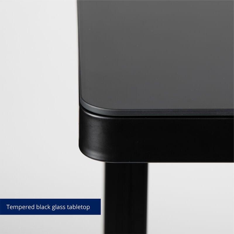 Adjustable Glass Top Standing Desk