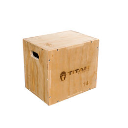 3-in-1 Wooden Plyometric Box – 12-in. 14-in. 16-in.
