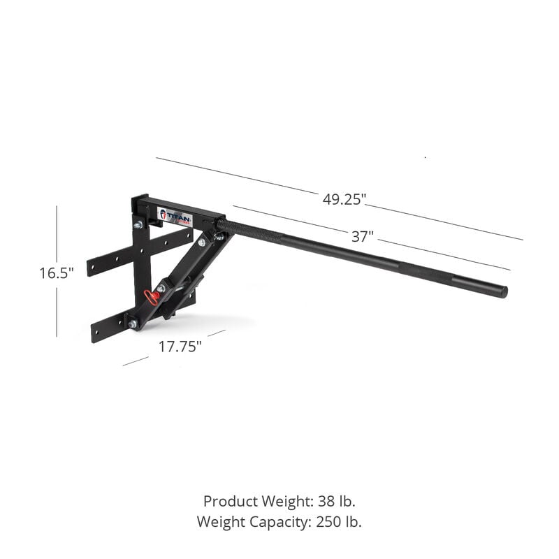 Wall-Mount Pop-Out Pull-Up Bar