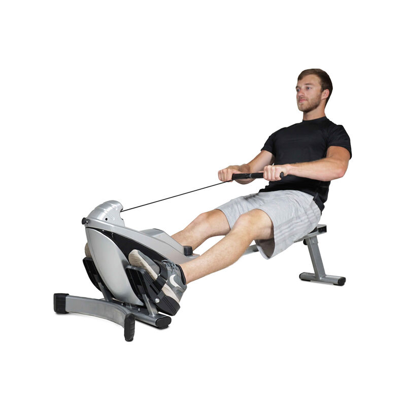 Magnetic Resistance Rowing Fitness Machine w/ LCD Screen