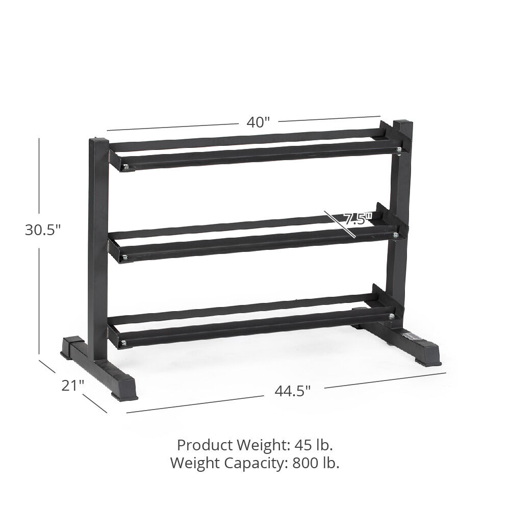 Weight Lifting Equipment Accessories at Home Gym Size:S Dumbbell Storage Holder Floor Fixed Stand Rack Denpetec Dumbbell Bracket 