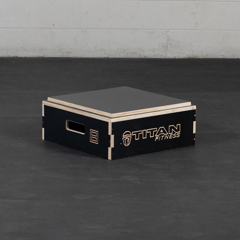 8-in Stackable Wooden Plyometric Box