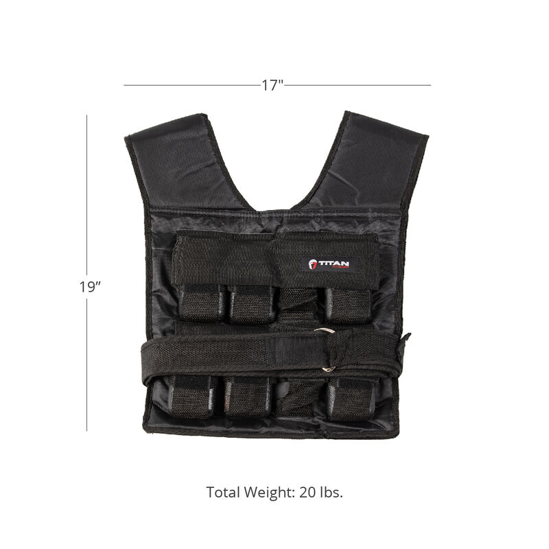 Performance Series 20 LB Adjustable Weighted Vest