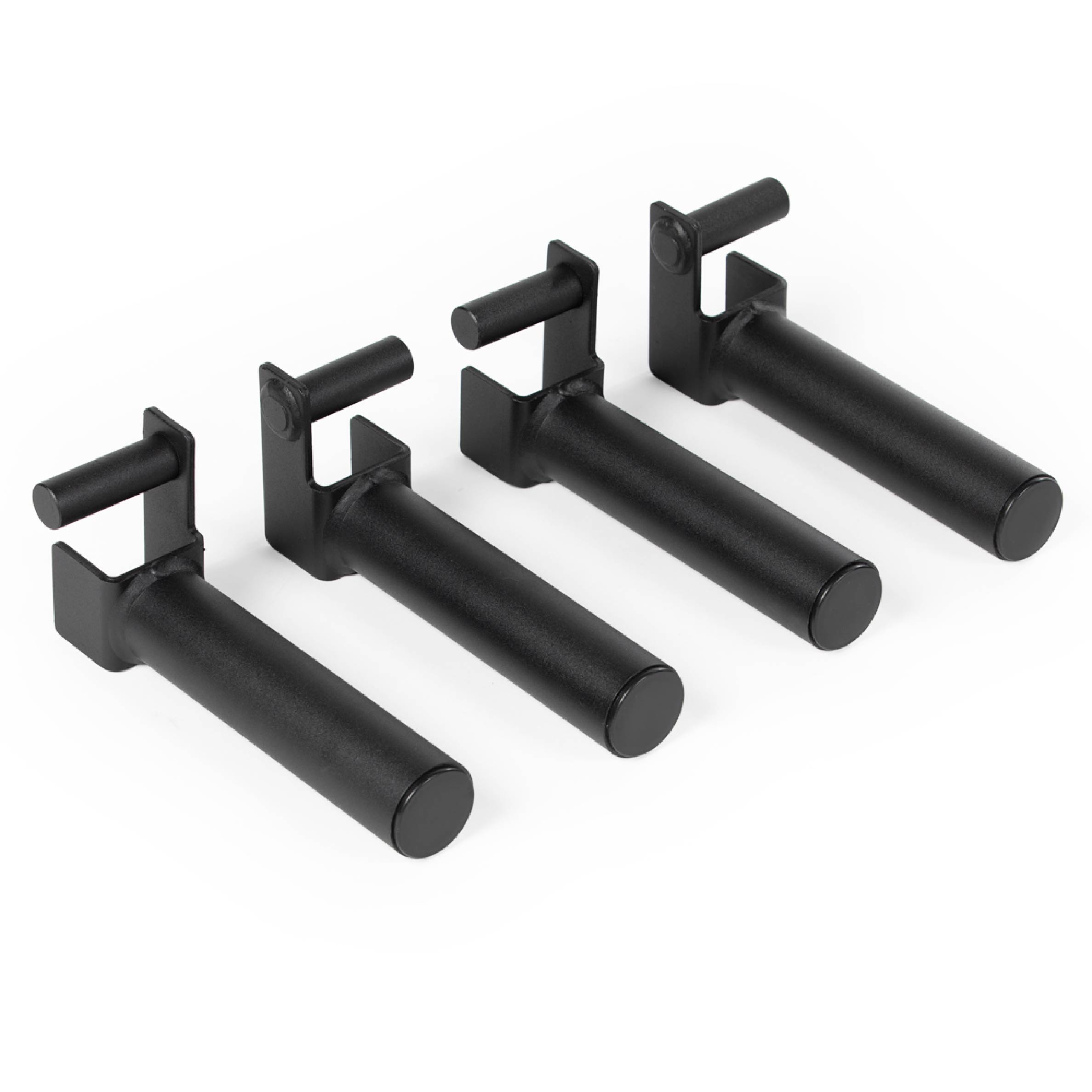 4 Pack T-2 Series Weight Plate Holder Attachments - J-Hook Style Mounting -  Weight Plate Storage
