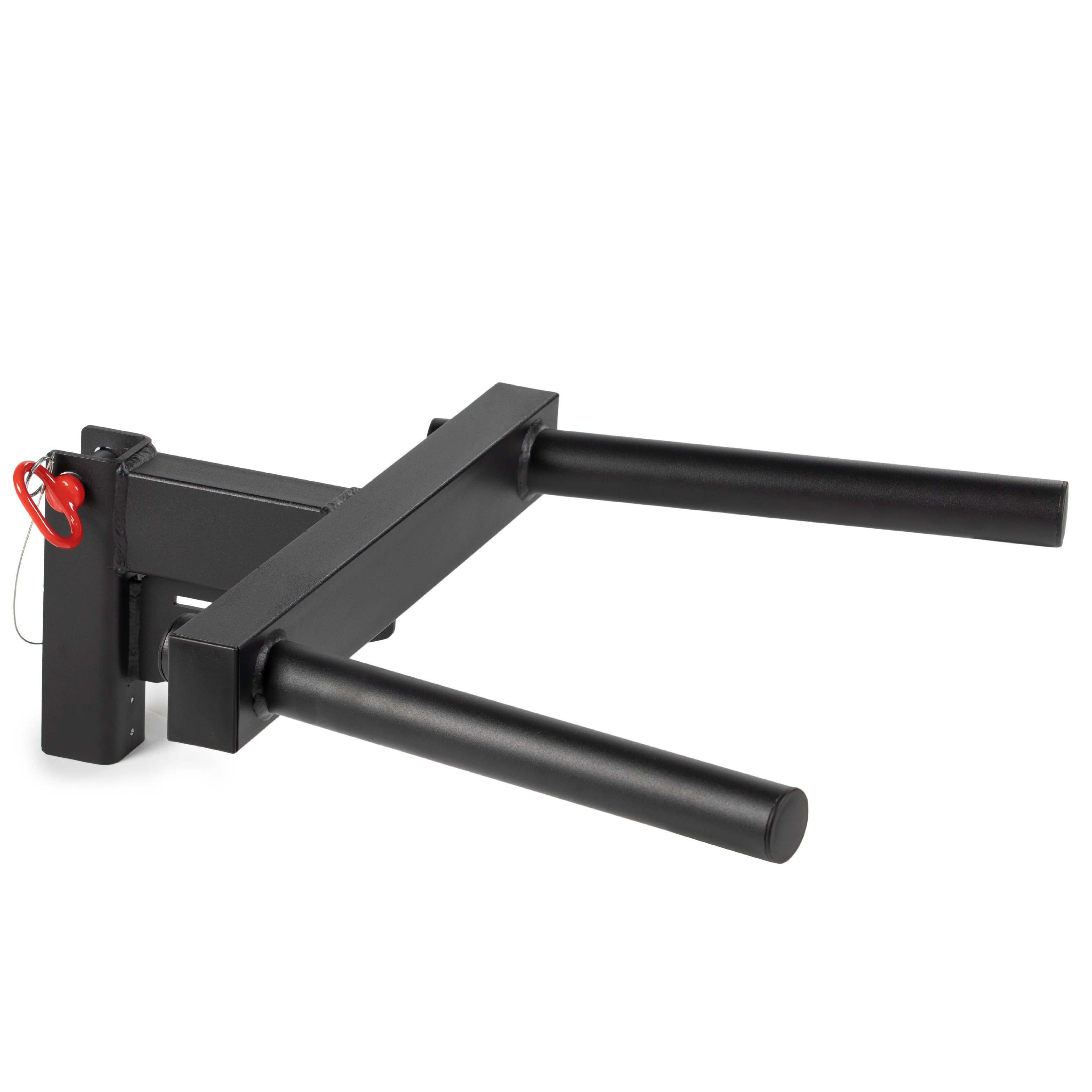 Powergainz Set of 2 Dip Bar Attachments Designed to fit 2 x 2 Tube Power Racks/Power Cage with 1 Hole 
